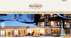 Desktop Screenshot of adlerbad.de