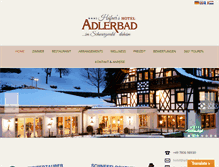 Tablet Screenshot of adlerbad.de